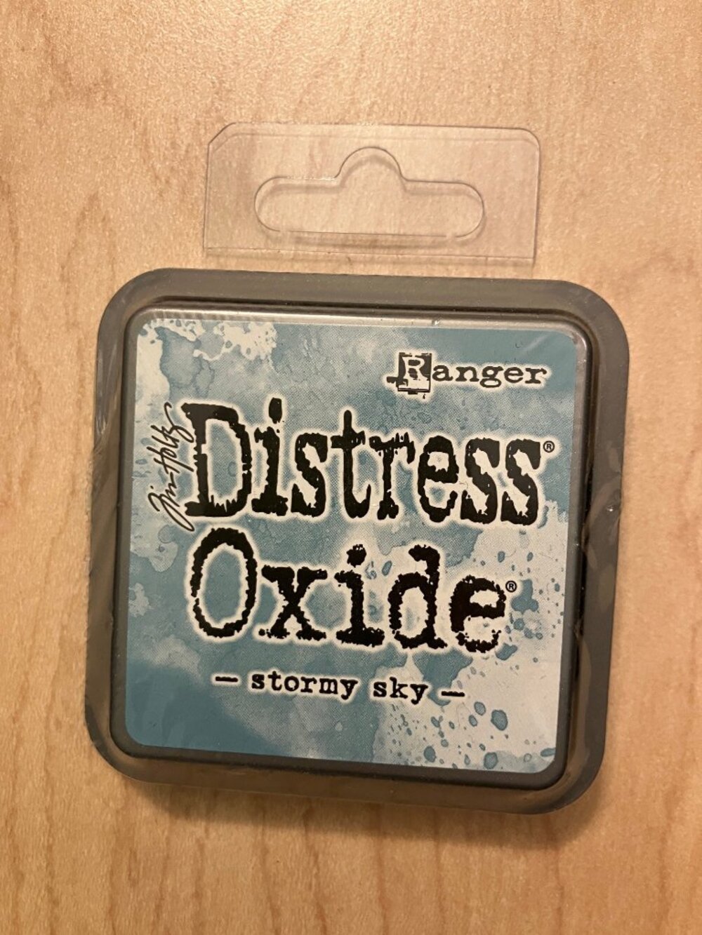 Tim Holtz Ranger Distress Oxide Stormy Sky, Blue, New, Unused